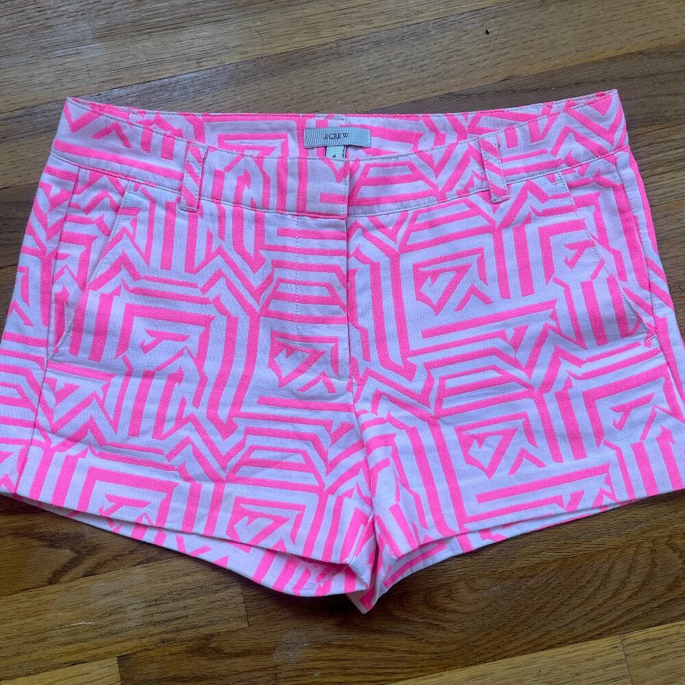 J. Crew - hot pink shorts - size 4